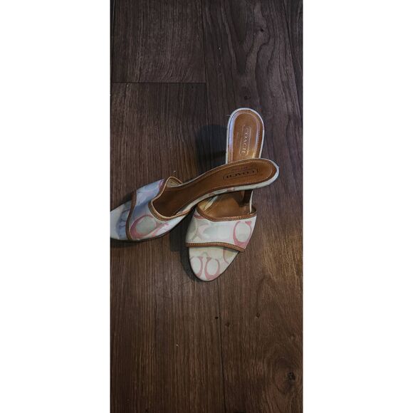 Coach Kristen Optic Pink Heels - Picture 2 of 8